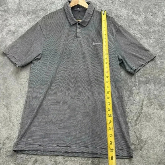 Nike Tiger Woods Dri-Fit Men’s Polo Shirt Size Small Gray | Performance Golf Act - Picture 3 of 11